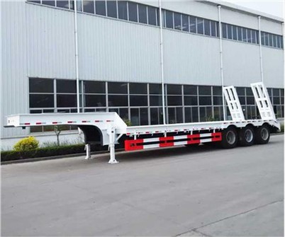 3 Axle Lowbed Semi Trailer